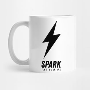 Spark The Genius (big spark, black) Mug